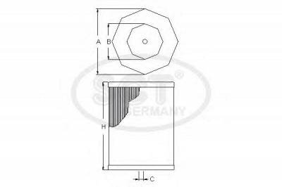 SCT GERMANY sb2337 -  ФИЛЬТР ВОЗДУШНЫЙ SCT SB 2337